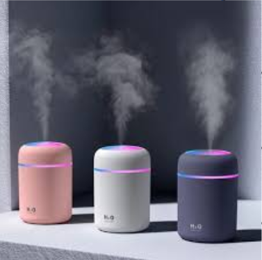 Portable Mini H2O Humidifier with Colorful Light