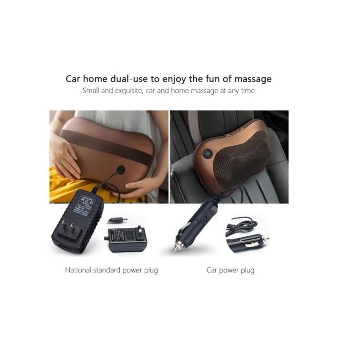 un coussin de massage pour voiture et maison وسادة تدليك كهربائية