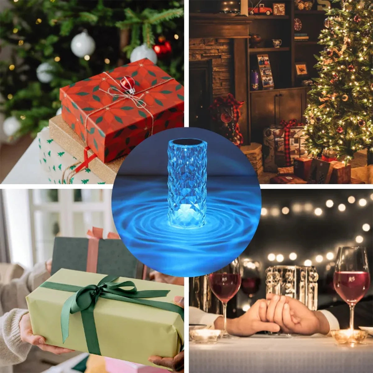 Lampe rose مصباح يعمل باللمس