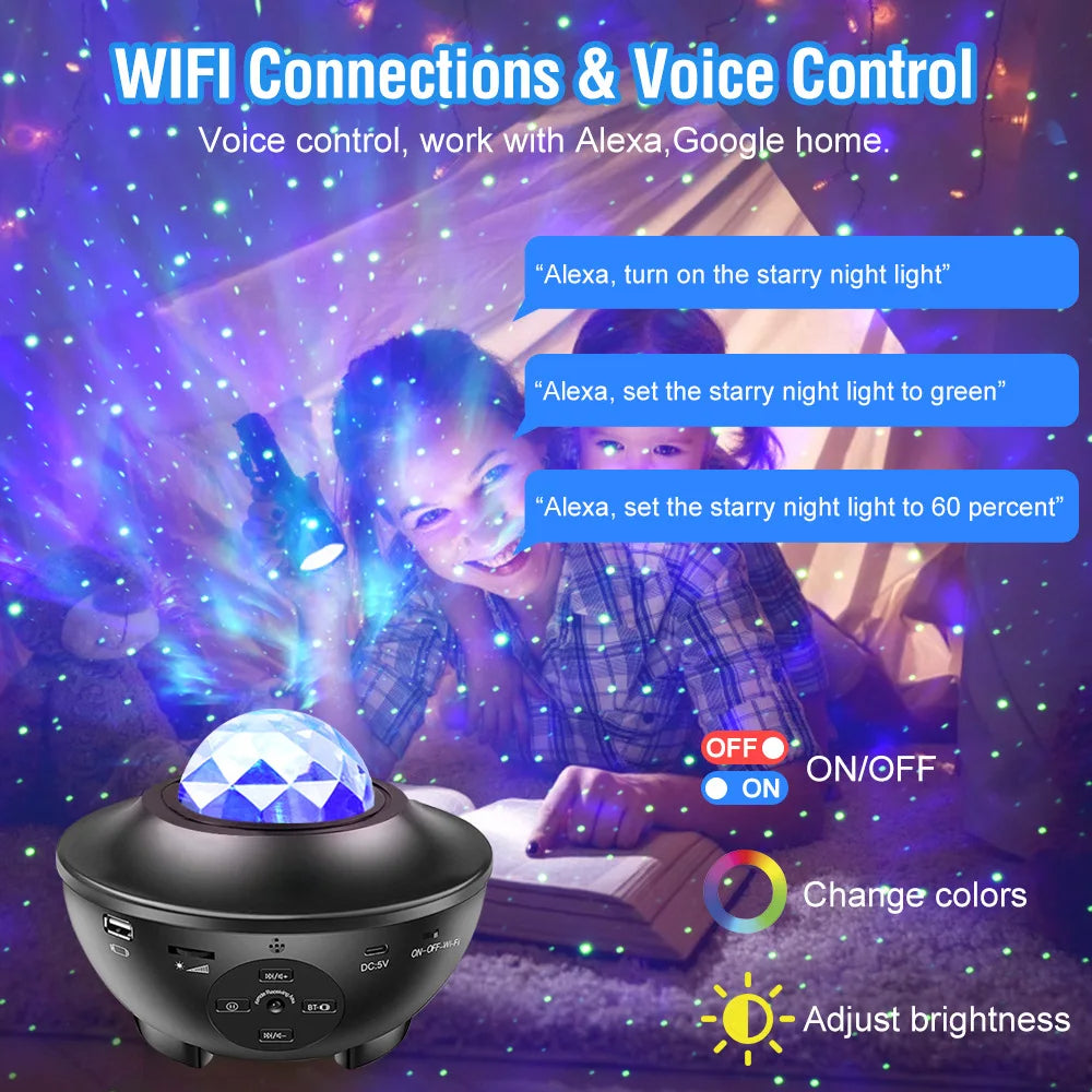 Projecteur Galaxy جهاز عرض ضوء النجوم