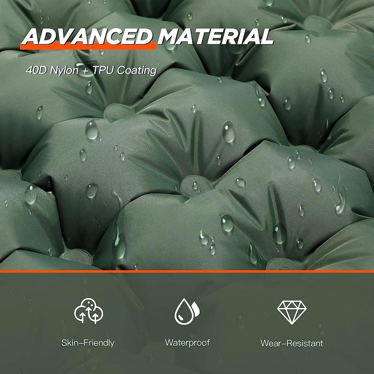 Ultralight Inflatable Camping Mat Sleeping Pad Air Mattress