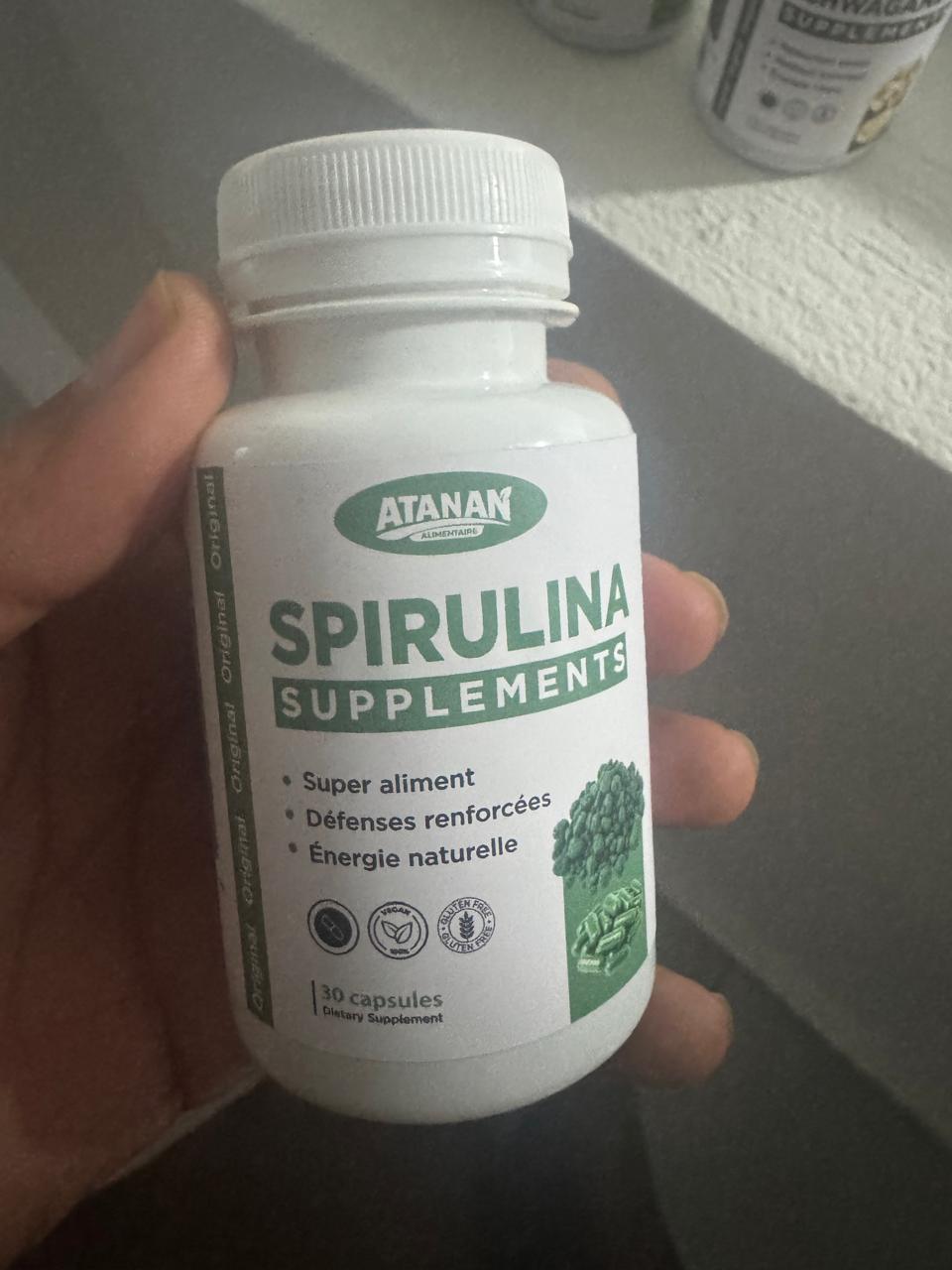 ATANAN Spirulina مكمل غذائي طبيعي من سبيرولينا