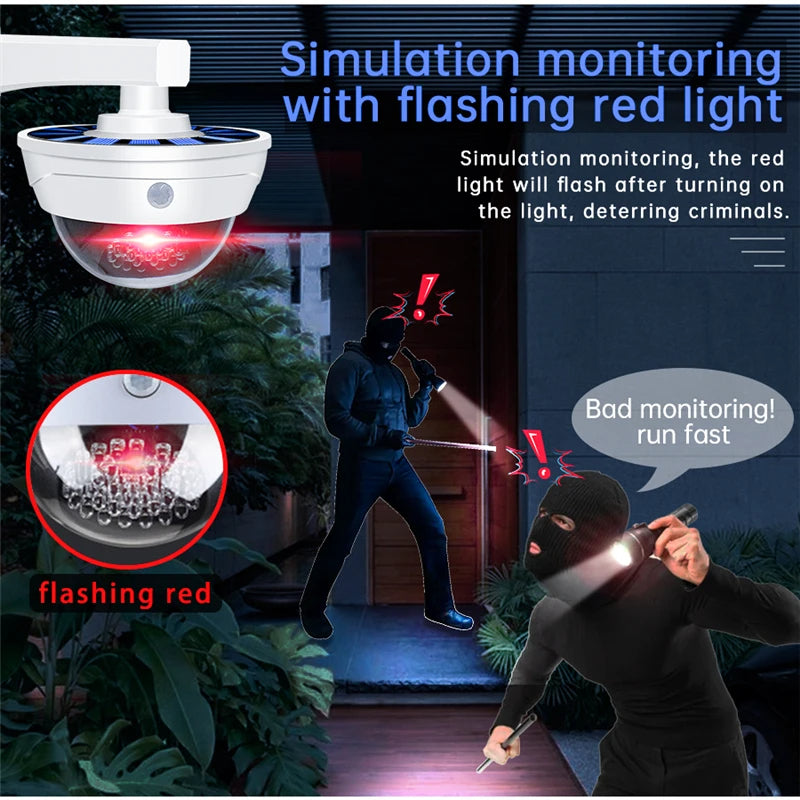solar monitoring مصباح على شكل كاميرا