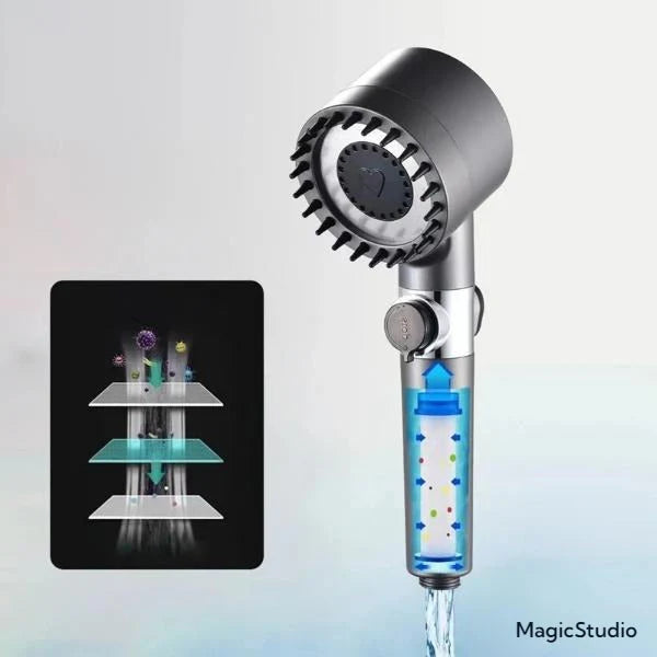 Pommeau de Douche Haute Pression 3 Modes avec Filtre | MATJARRA