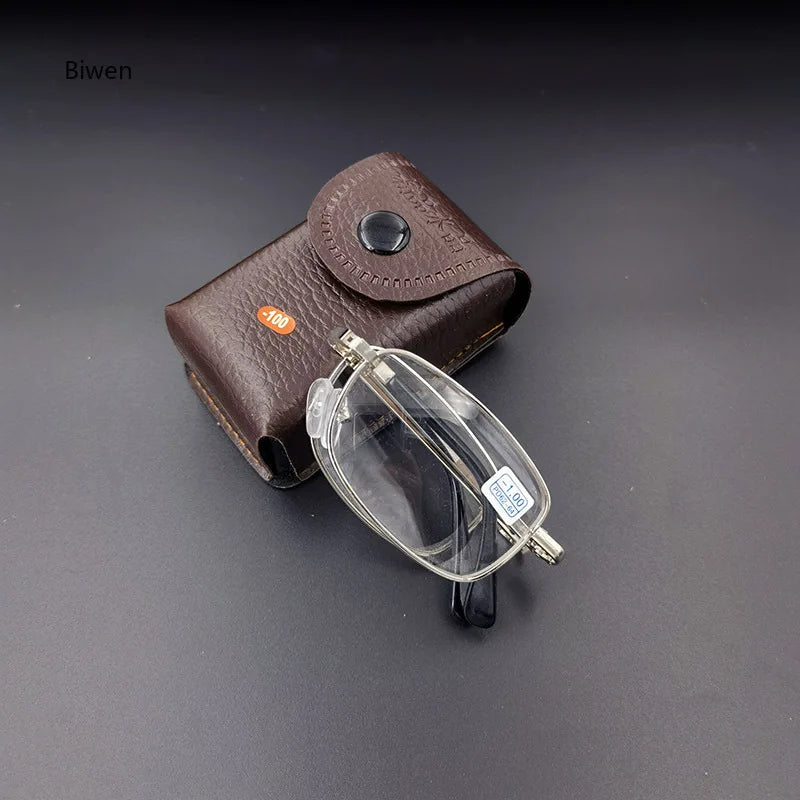 Lunettes de myopie نظارات قابلة للطي للرجال والنساء