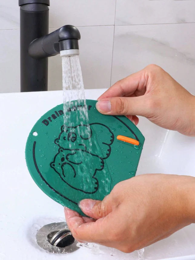 3 Couvercles de Drain en Silicone Anti-Cheveux – Filtre Évier & Douche