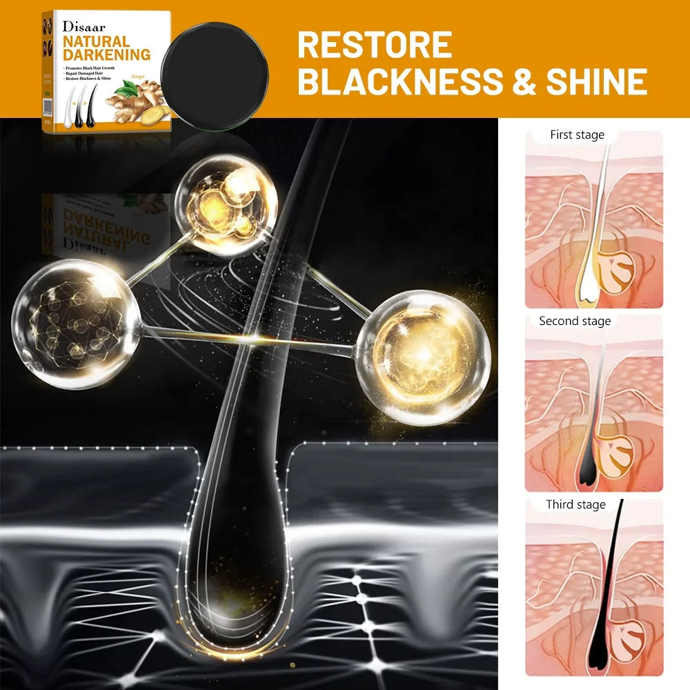 Savon pour cheveux noirs صابون