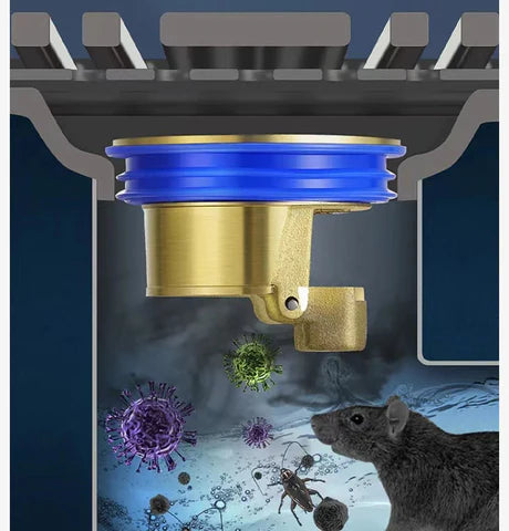 Filtre Siphon de Sol Anti-Odeur & Anti-Insectes 2 Pièces | MATJARRA