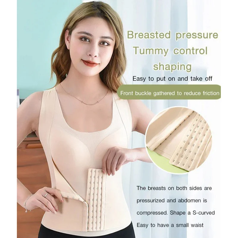 حمالة صدر رياضية خارجية مع وسادات ودعم الظهر - Shapewear Sports Bra for Women