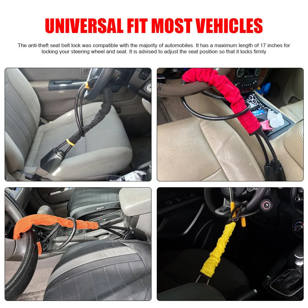 wheel lock قفل عجلة قيادة السيارة