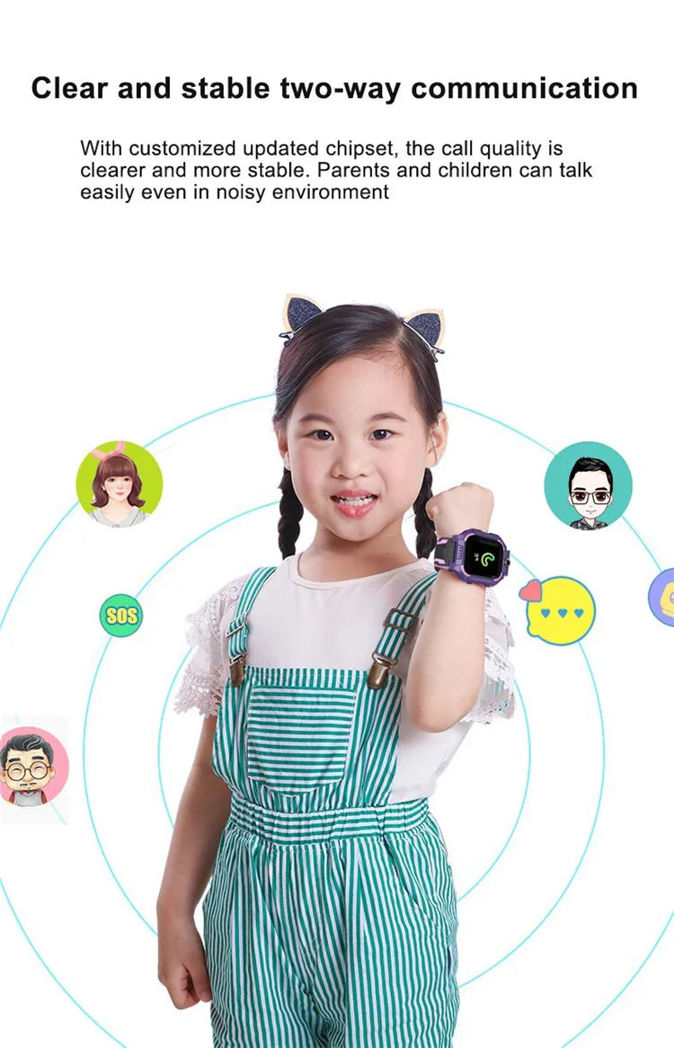 Smart Watch for Kids ساعة ذكية للأطفال مقاومة للماء