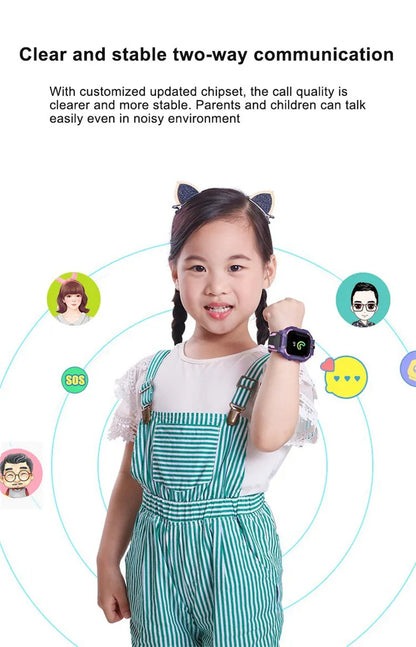 Smart Watch for Kids ساعة ذكية للأطفال مقاومة للماء