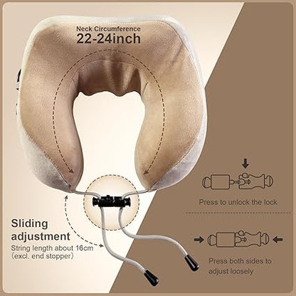 Pillow Massage Pillow U-shape relaxant Rechargeable وسادة تدليك كهربائية للرقبة