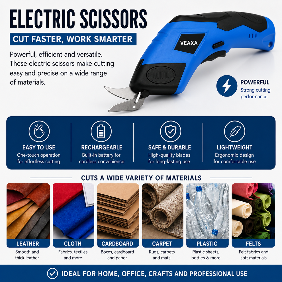 مقص فياكسا الكهربائي -VEAXA E-Scissors