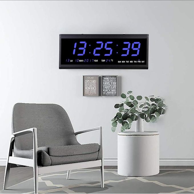Horloge numérique mur LED ساعة حائط رقمية