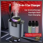 Chargeur de voiture5 en 1 محول ولاعة سجائر 66 واط للشحن السريع