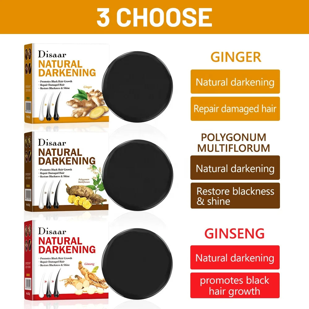 Savon pour cheveux noirs صابون