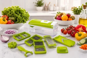 nicer dicer قطاعة خضروات وفواكه من 13 قطعة
