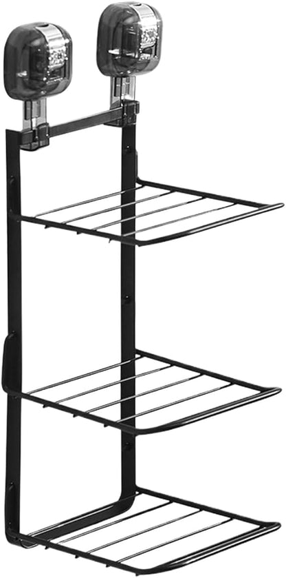 SUCTION CUP TYPE STORAGE RACK رف تخزين قابل للطي متعدد الوظائف