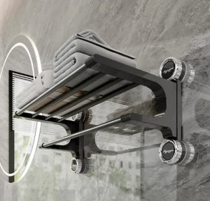 Suction Cup Bath Towel Rack رف مناشف حمام