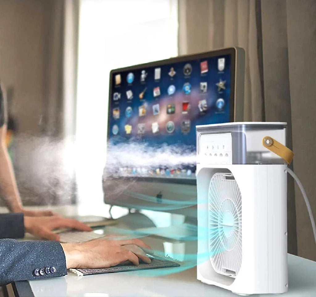 Mini Rafraîchisseur d’Air Portable avec Glaçons | MATJARRA