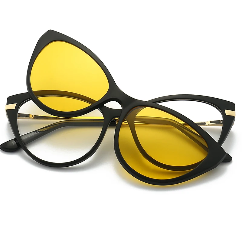 نظارات 5×1 مغناطيسية - Magnetic Clip 5in1 Glasses