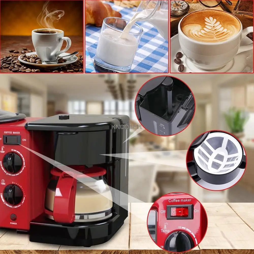 Four à café et grille-pain ماكينة صنع القهوة والمحمصة الأوتوماتيكية