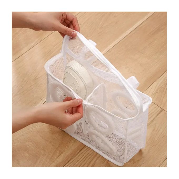 Sac à linge blanc كيس غسيل شبكي