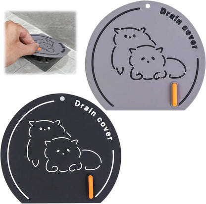 3 Couvercles de Drain en Silicone Anti-Cheveux – Filtre Évier & Douche