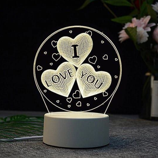 3D Illusion Night Light