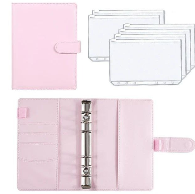 Personal Binder with Zipper Pouches