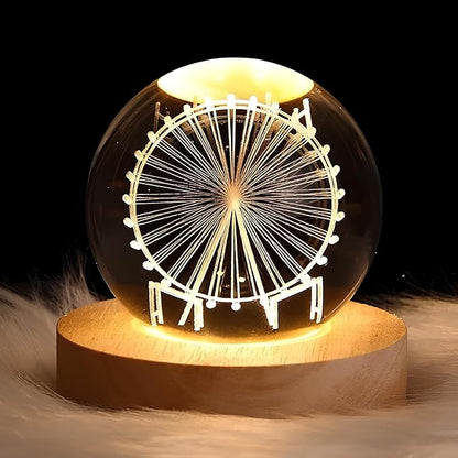 Planet Display with LED Base