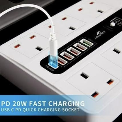 Multi-Socket Power Strip with Timer
