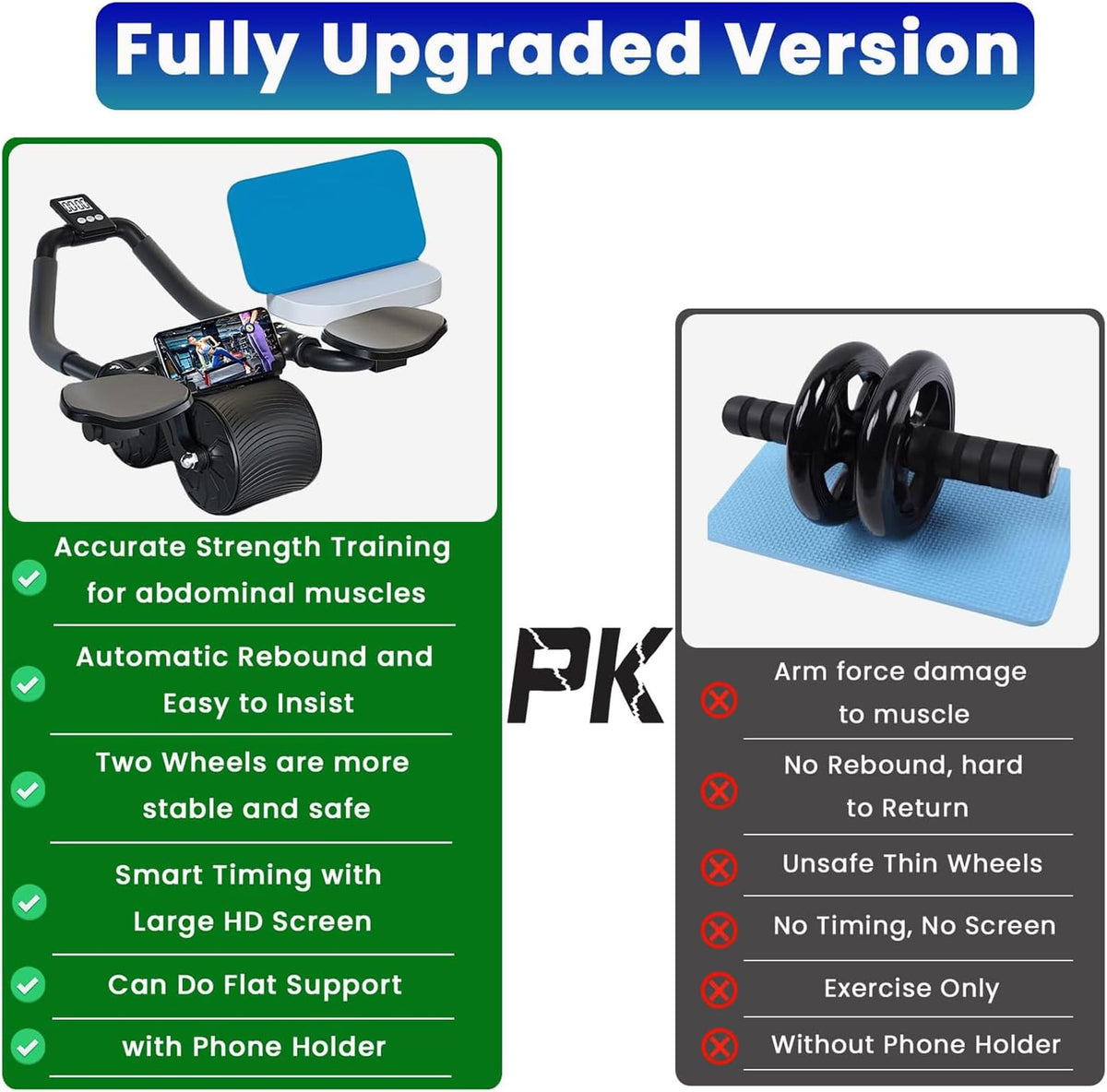 Automatic Rebound Abdominal Trainer