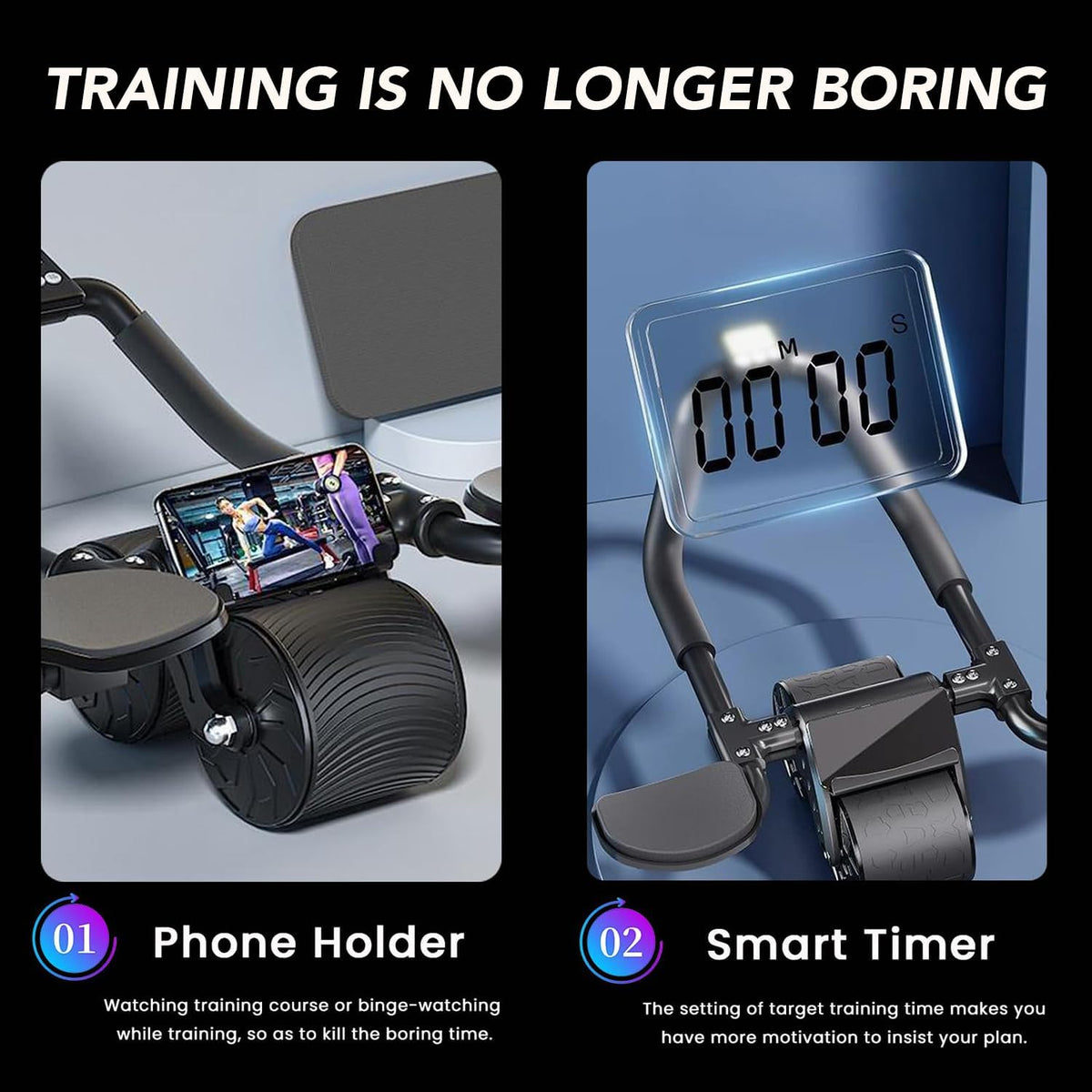 Automatic Rebound Abdominal Trainer