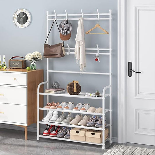 Multi-functional Shoe and Coat Rack