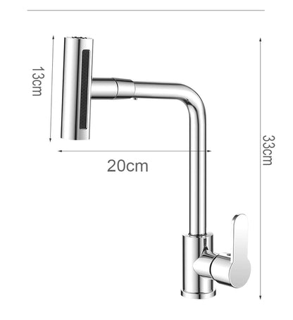 4-in-1 Faucet Head with Multiple Water Modes