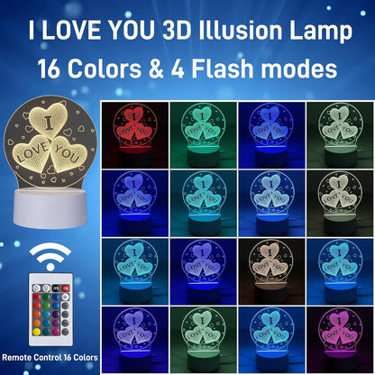 3D Illusion Night Light