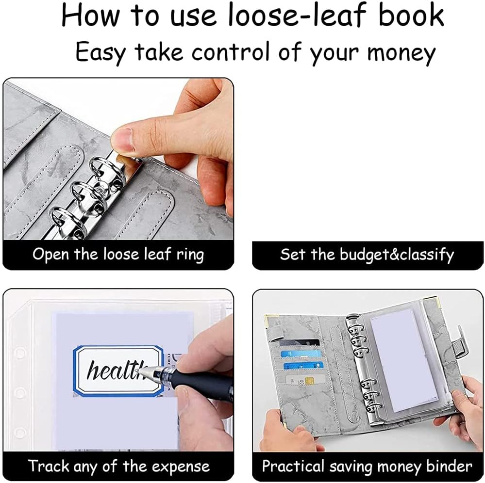Personal Binder with Zipper Pouches
