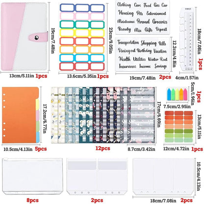 Personal Binder with Zipper Pouches