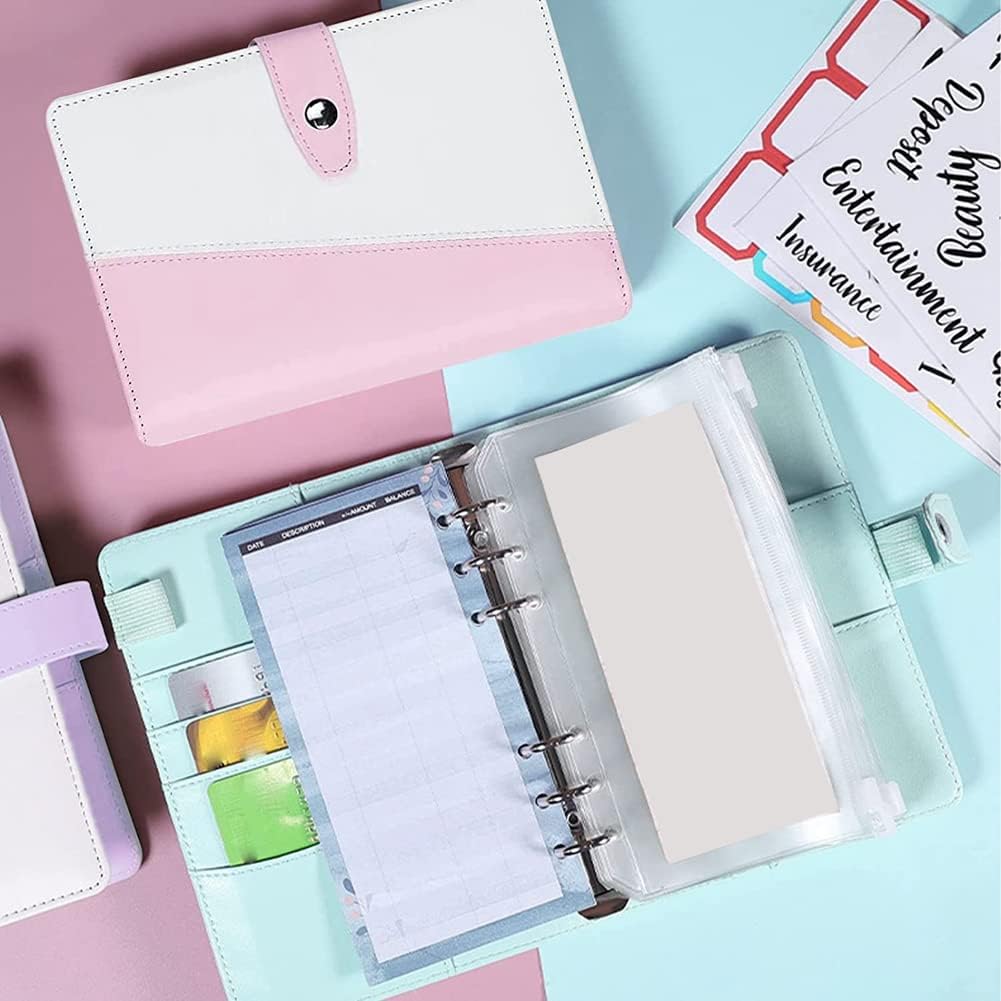 Personal Binder with Zipper Pouches