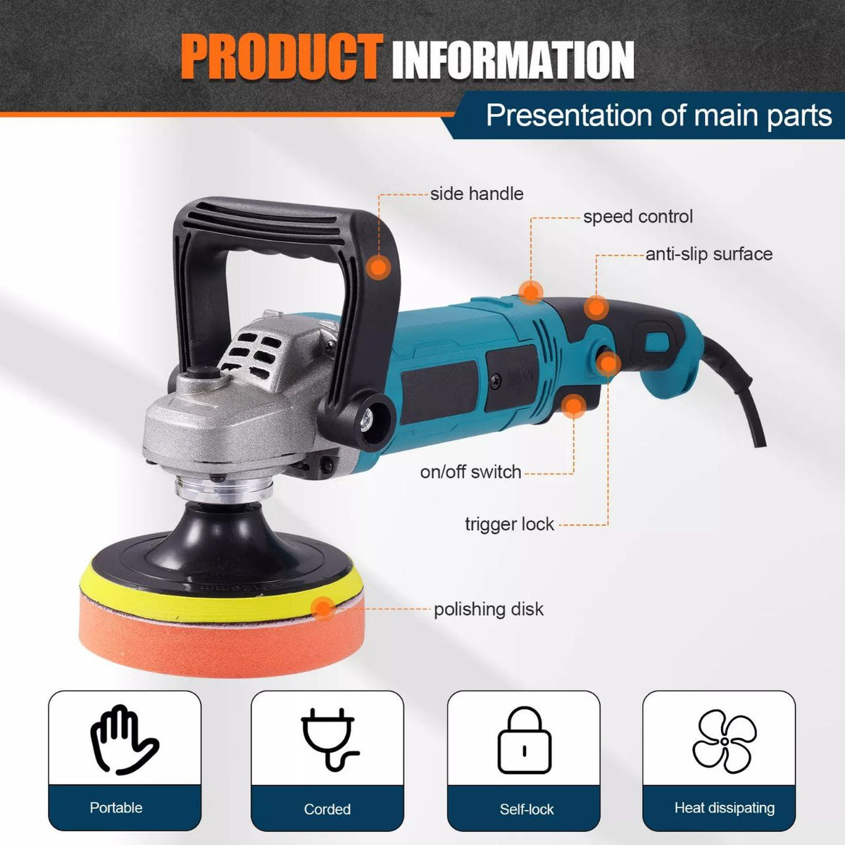 Rotary Polisher - آلة تلميع دوارة