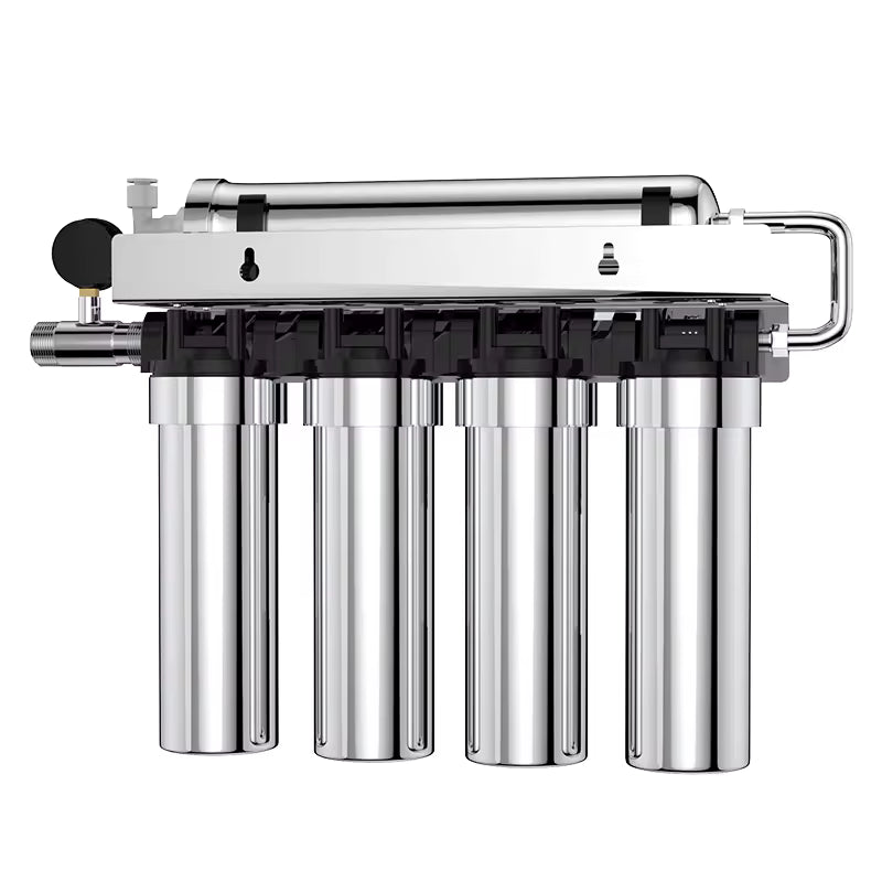 5 Stage Whole House Water Filter System – نظام فلترة المياه المنزلي بخمس مراحل مع غشاء من الستانلس ستيل