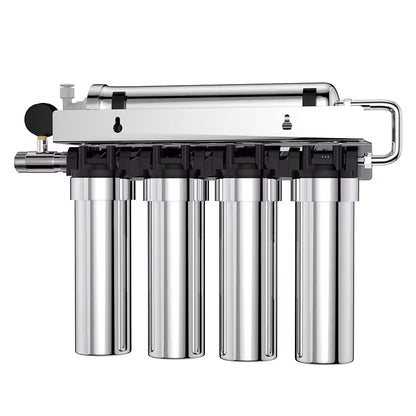 5 Stage Whole House Water Filter System – نظام فلترة المياه المنزلي بخمس مراحل مع غشاء من الستانلس ستيل