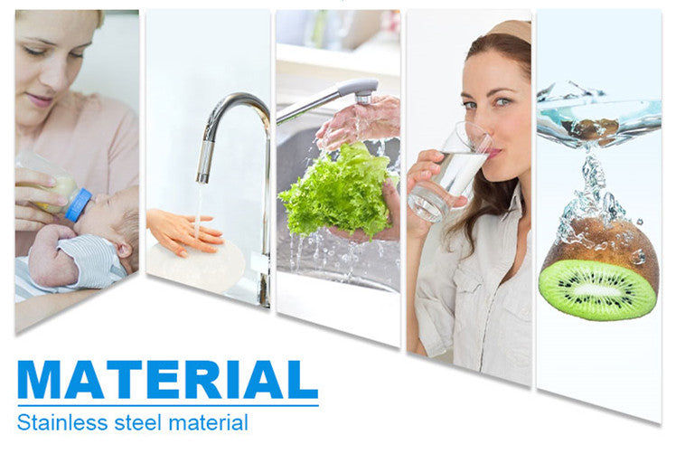 5 Stage Whole House Water Filter System – نظام فلترة المياه المنزلي بخمس مراحل مع غشاء من الستانلس ستيل