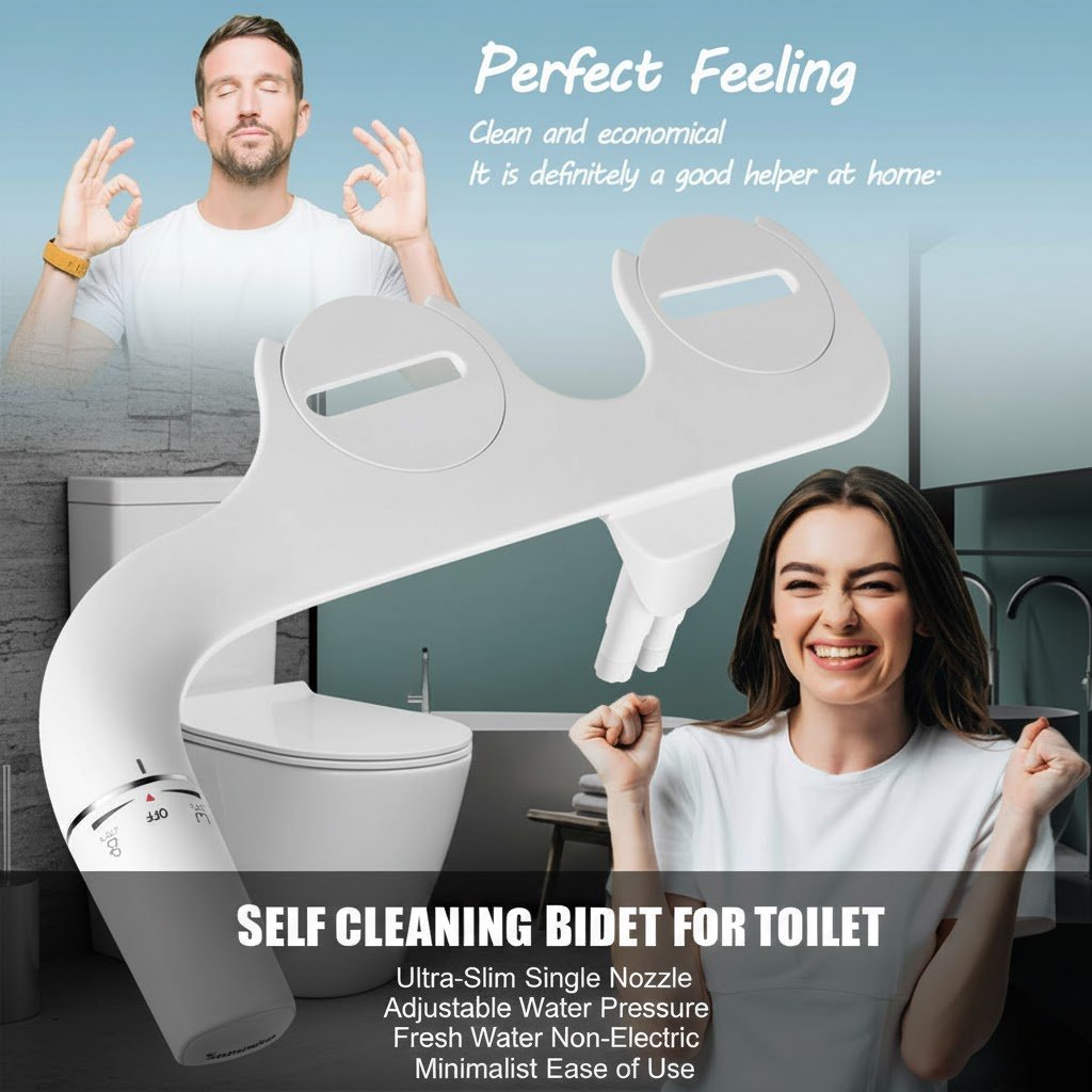 Non Electric Home Bidet Toilet Seat