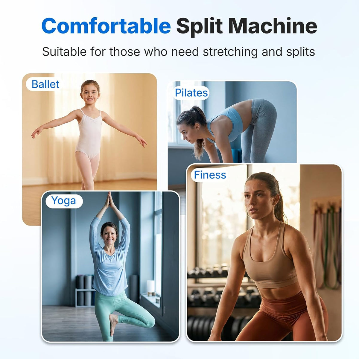 Leg Stretcher Split Machine – جهاز احترافي لتمديد الساقين وزيادة المرونة
