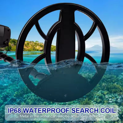 Professional Metal Detector with LCD Display – كاشف معادن مقاوم للماء بشاشة LCD