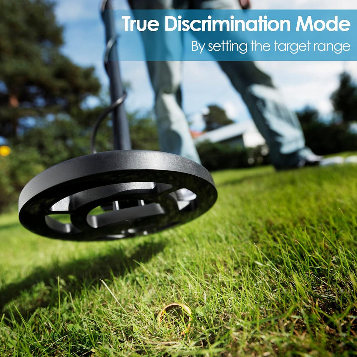 Professional Metal Detector with LCD Display – كاشف معادن مقاوم للماء بشاشة LCD