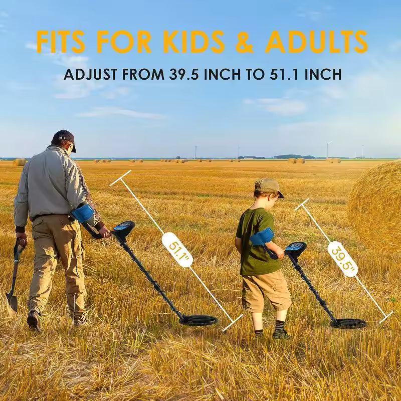 Professional Metal Detector with LCD Display – كاشف معادن مقاوم للماء بشاشة LCD